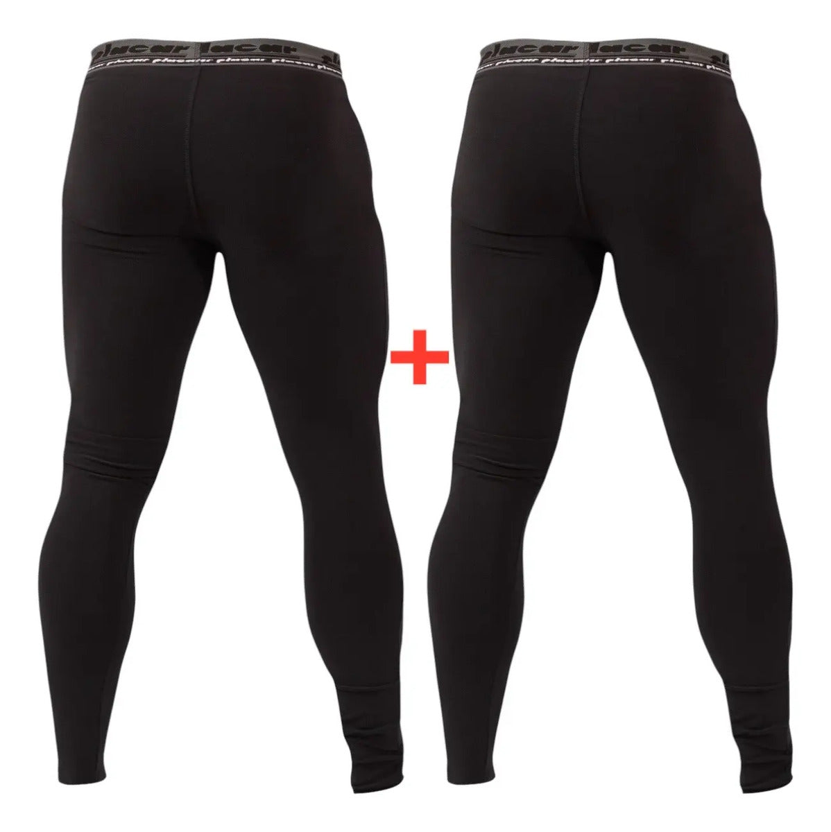 Kit 2 Calças Legging Academia Térmica Fitness Com Compressão