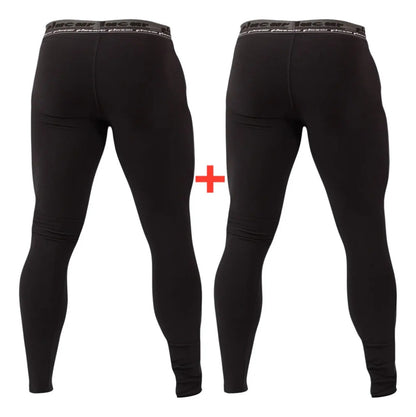 Kit 2 Calças Legging Academia Térmica Fitness Com Compressão