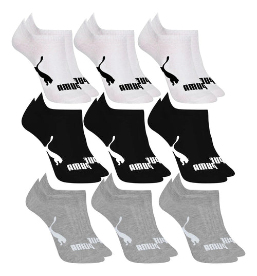 Kit 9 Pares Meias Invisível Puma Sapatilha Soquete Original