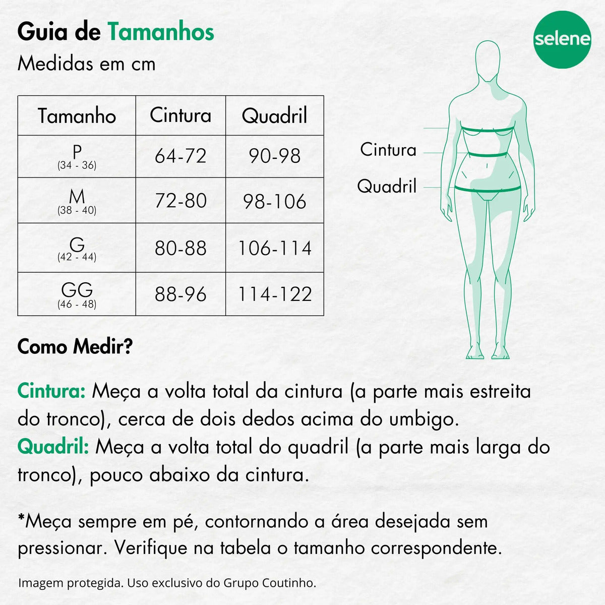Calça Legging Zero Transparência Fitness Cintura Alta Selene