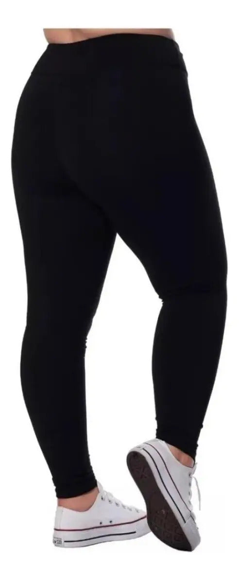 Kit 2 Calça Legging Térmica Suplex Inverno Plus Size Forrada