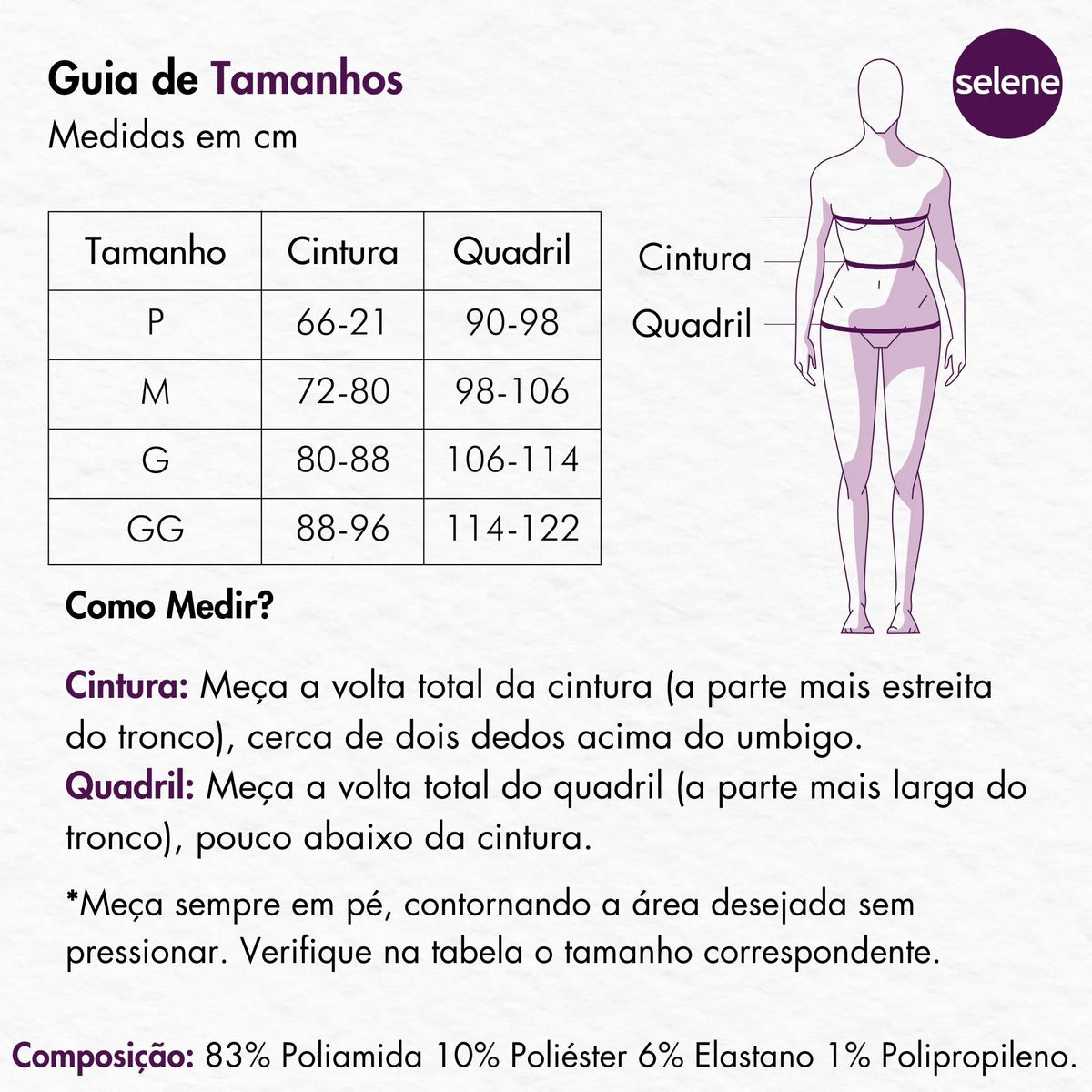Calça Legging Fitness Academia Selene Levanta Bumbum