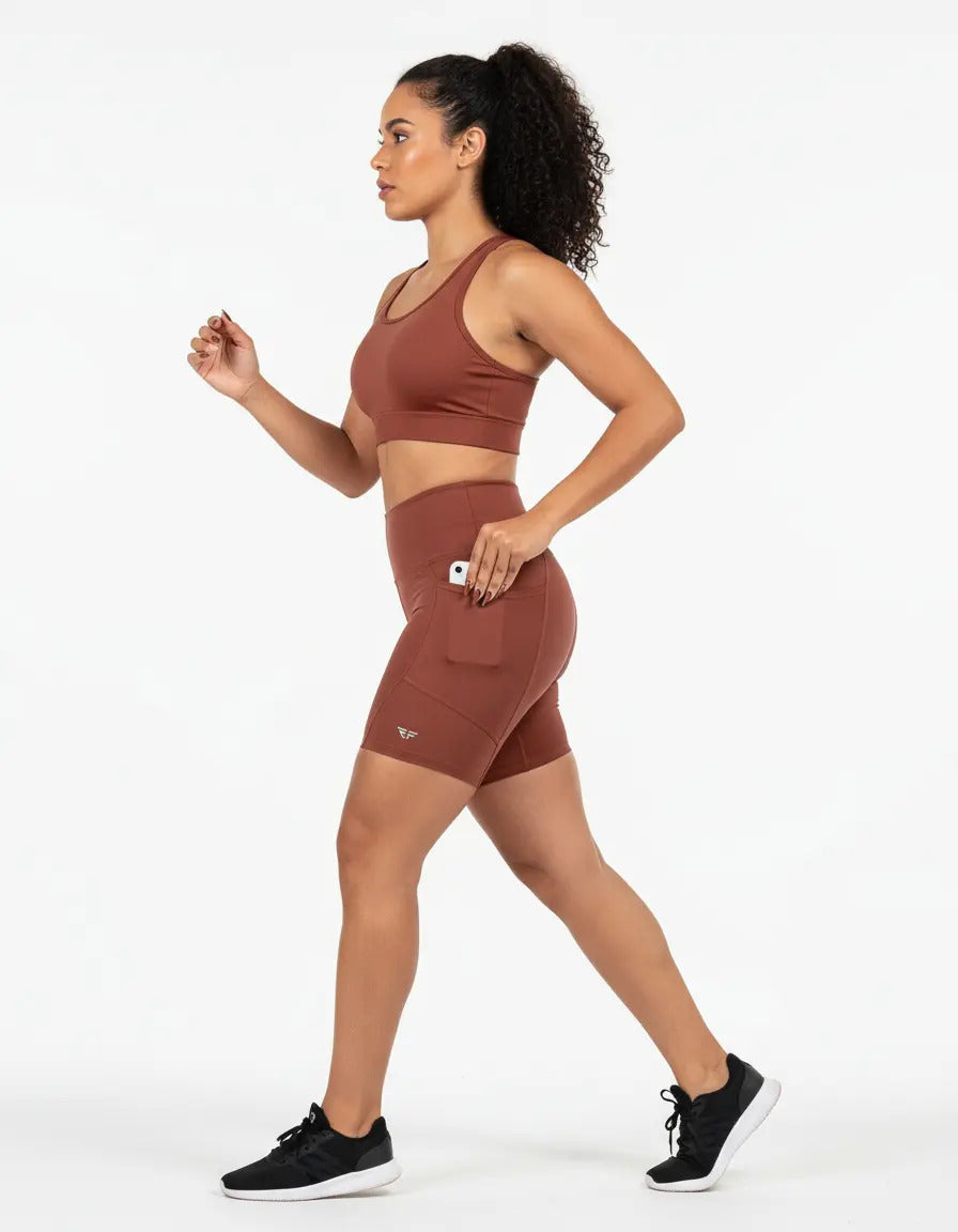 Short C/ Bolso Para Corrida Suplex