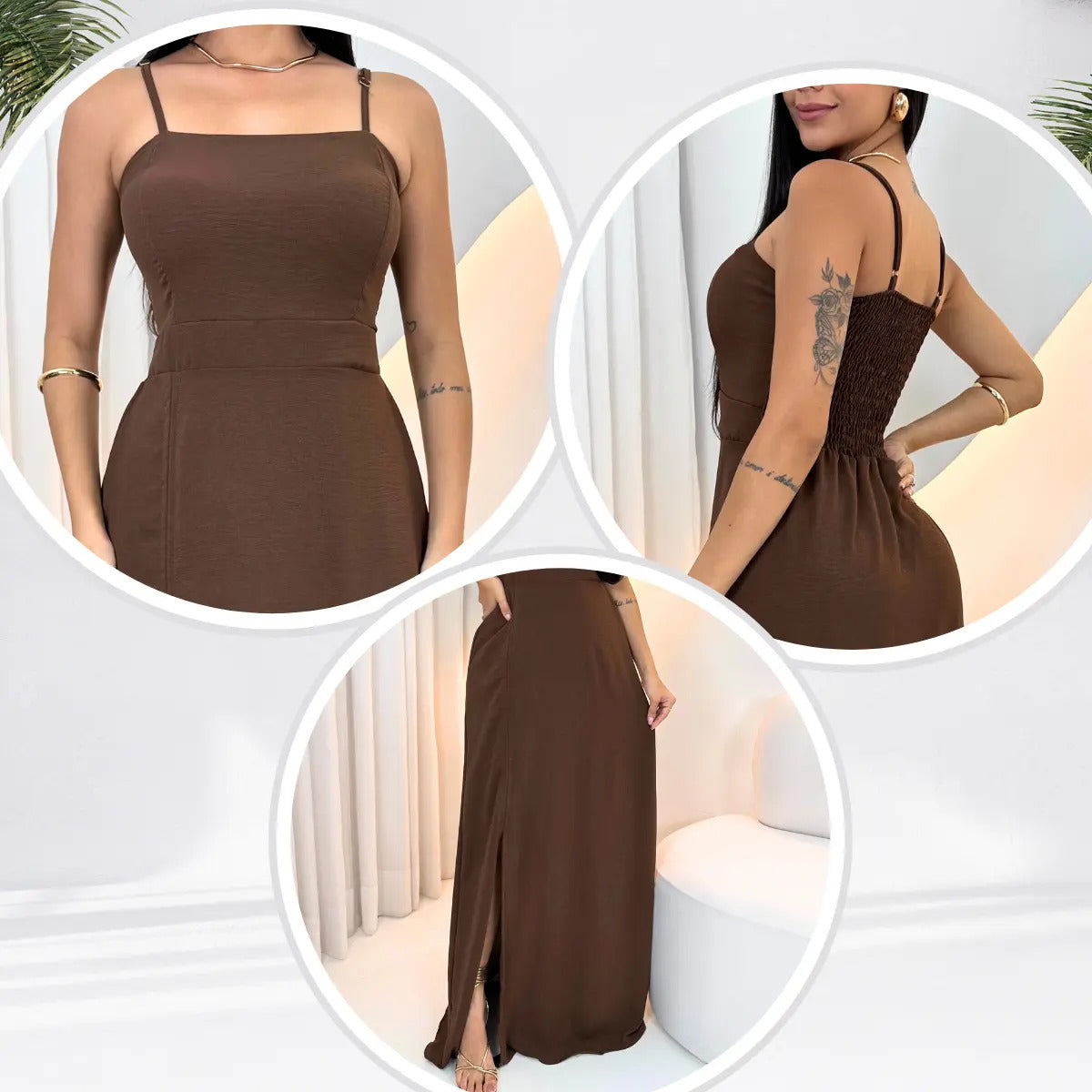 Vestido Longo Social para Madrinha Elegante Casamento