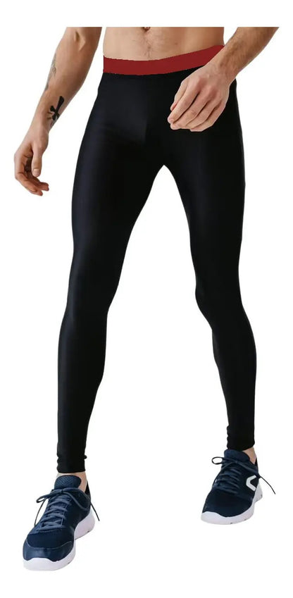 Calça Legging Masculina Ginastica Segunda Pele Bolso Sport