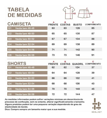 Kit 3 Shorts Beblast Feminino Algodão Confortável Plus Size