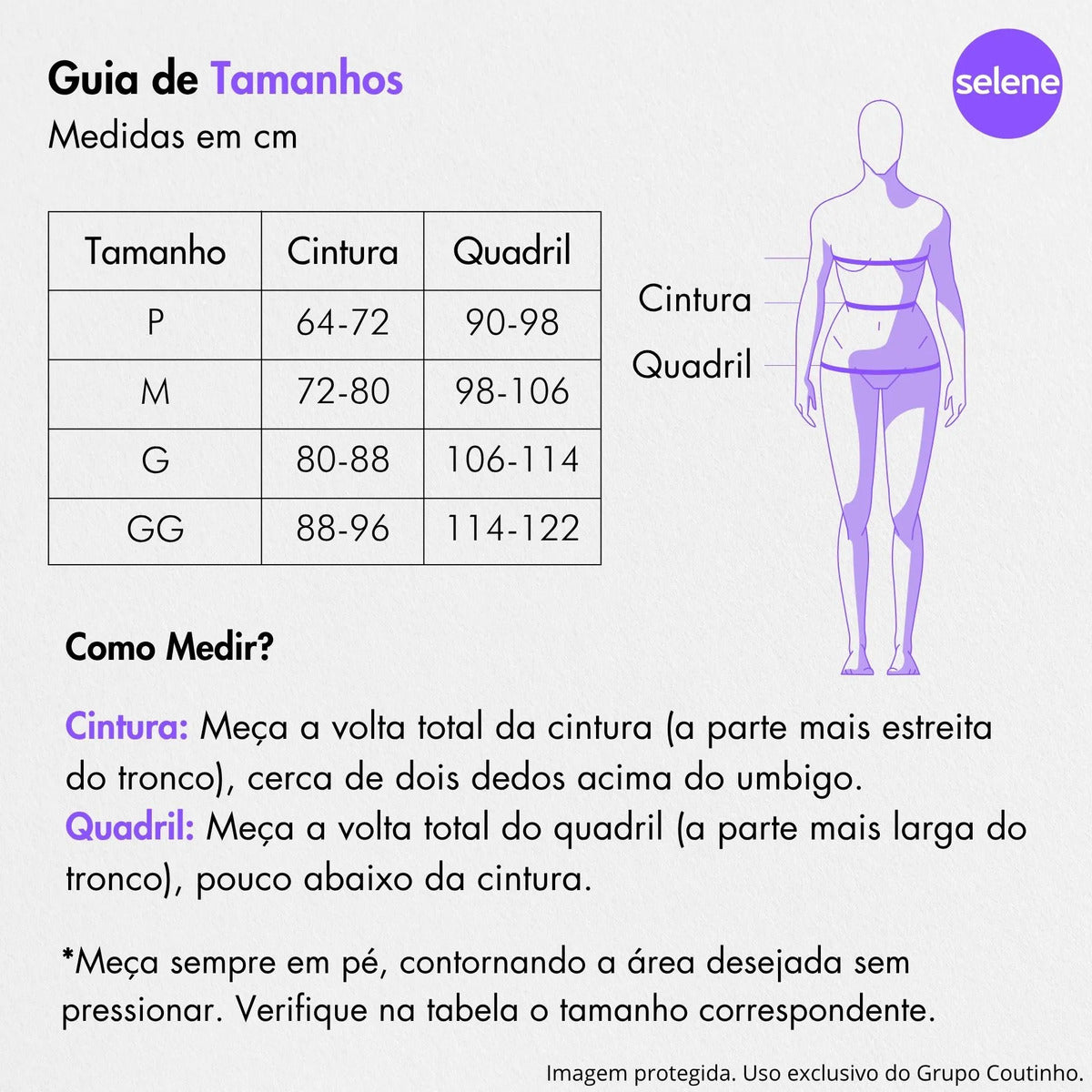 Calça Legging Zero Transparência Fitness Cintura Alta Selene