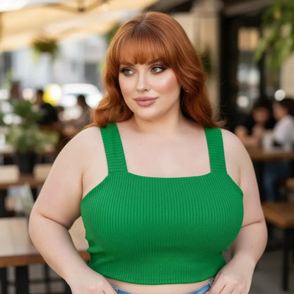 Top Plus Size Alça Larga Reforçado Feminino Modelador G4