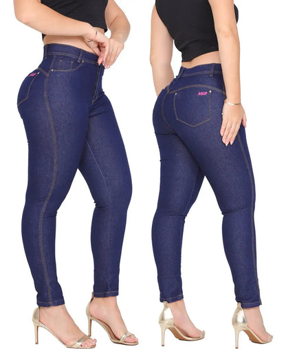 Kit 3 Calça Jeans Feminina Cintura Alta C/ Elastano Lycra