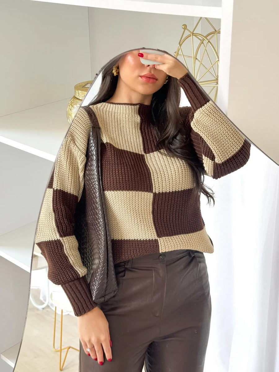 Blusa Feminina Suéter Trico Tricot Inverno