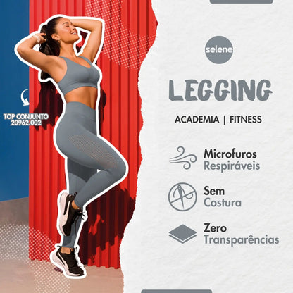 Legging Fitness de Treino Zero Transparência Selene