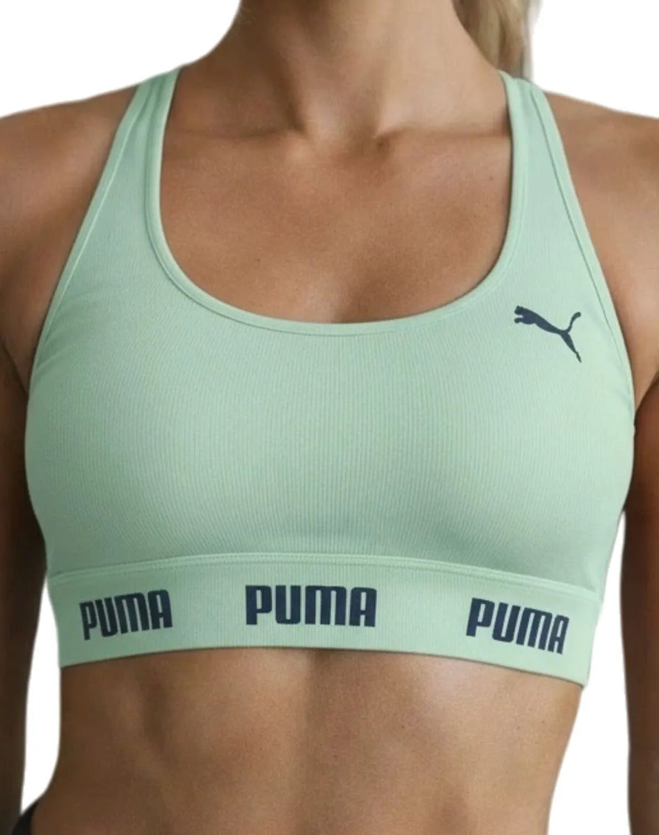 Top Puma Original Feminino Alta Sustentação Academia Fitness