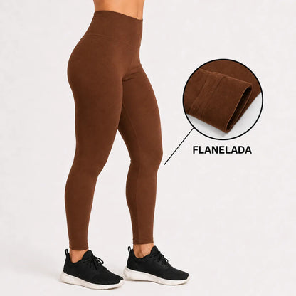 Calca Feminina Termica Forrada Legging Aveludada Frio Grossa