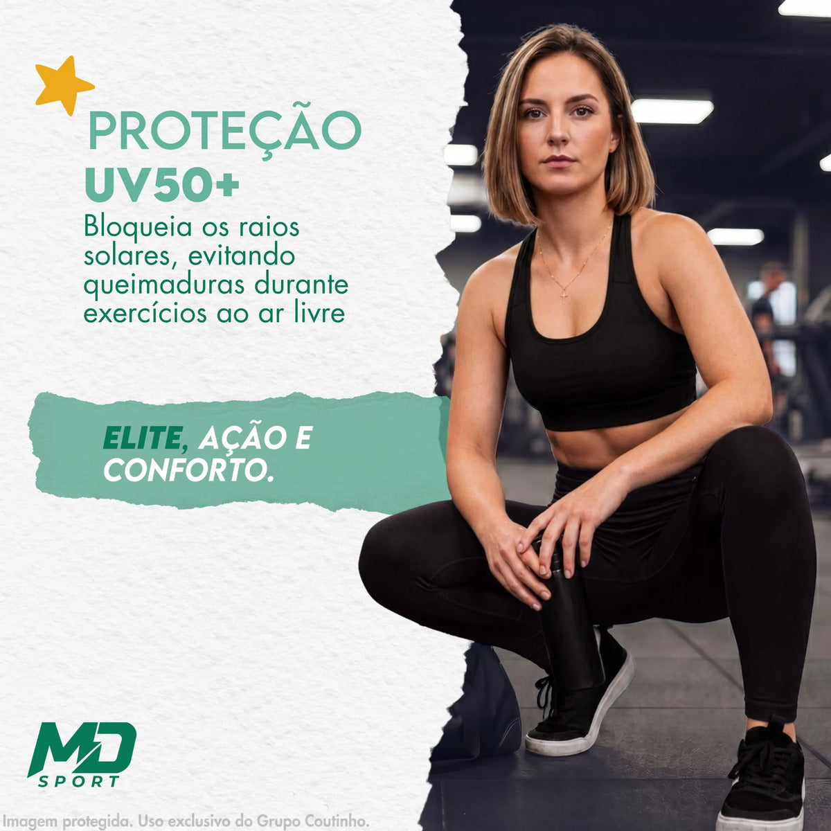 Legging Academia Fitness Com Bolso Zero Transparência Elite