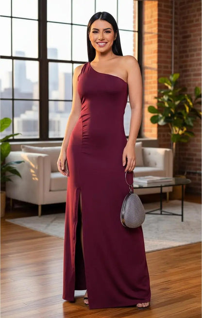 Vestido midi poli