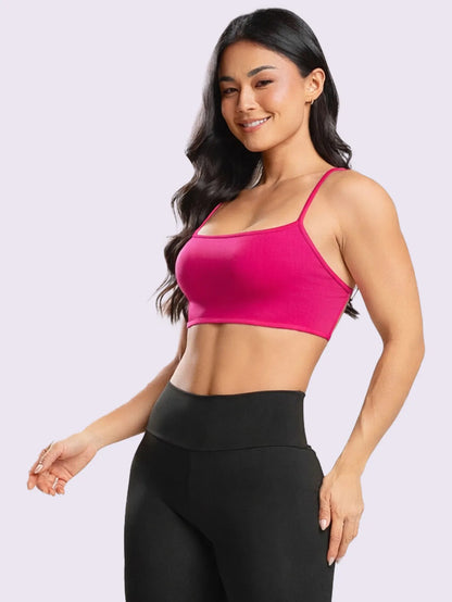 Top Costa Nua De Academia Feminino Fitness Ginástica Treino