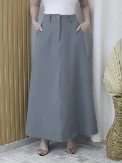 Saia Longa Social Alfaiataria Moda Feminina Evangelica Prime