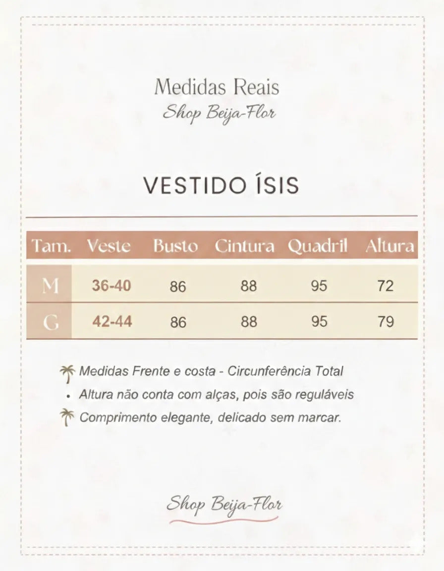 Vestido Feminino Ísis Leve Fluido Casual Elegante Duna para o Verão