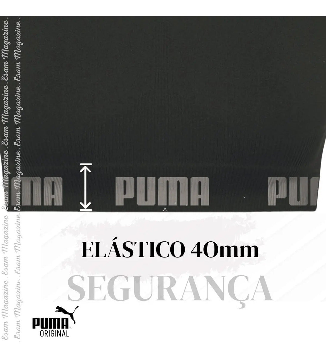 Top Puma Academia Fitness Original Nadador Alta Sustentação