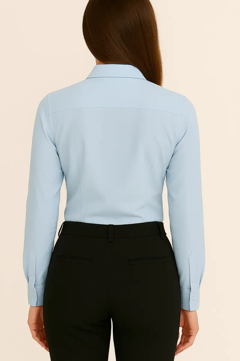 Camisa De Botão Sofisticada Feminina Alta Qualidade Sale 40%
