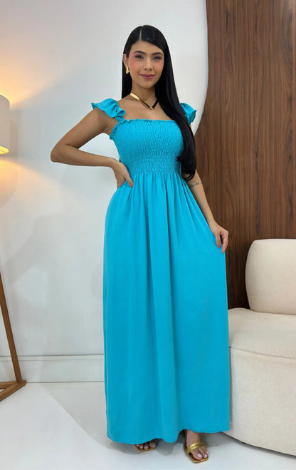 Loose-fitting Casual Long Dress Strappy Summer Party Evangelical