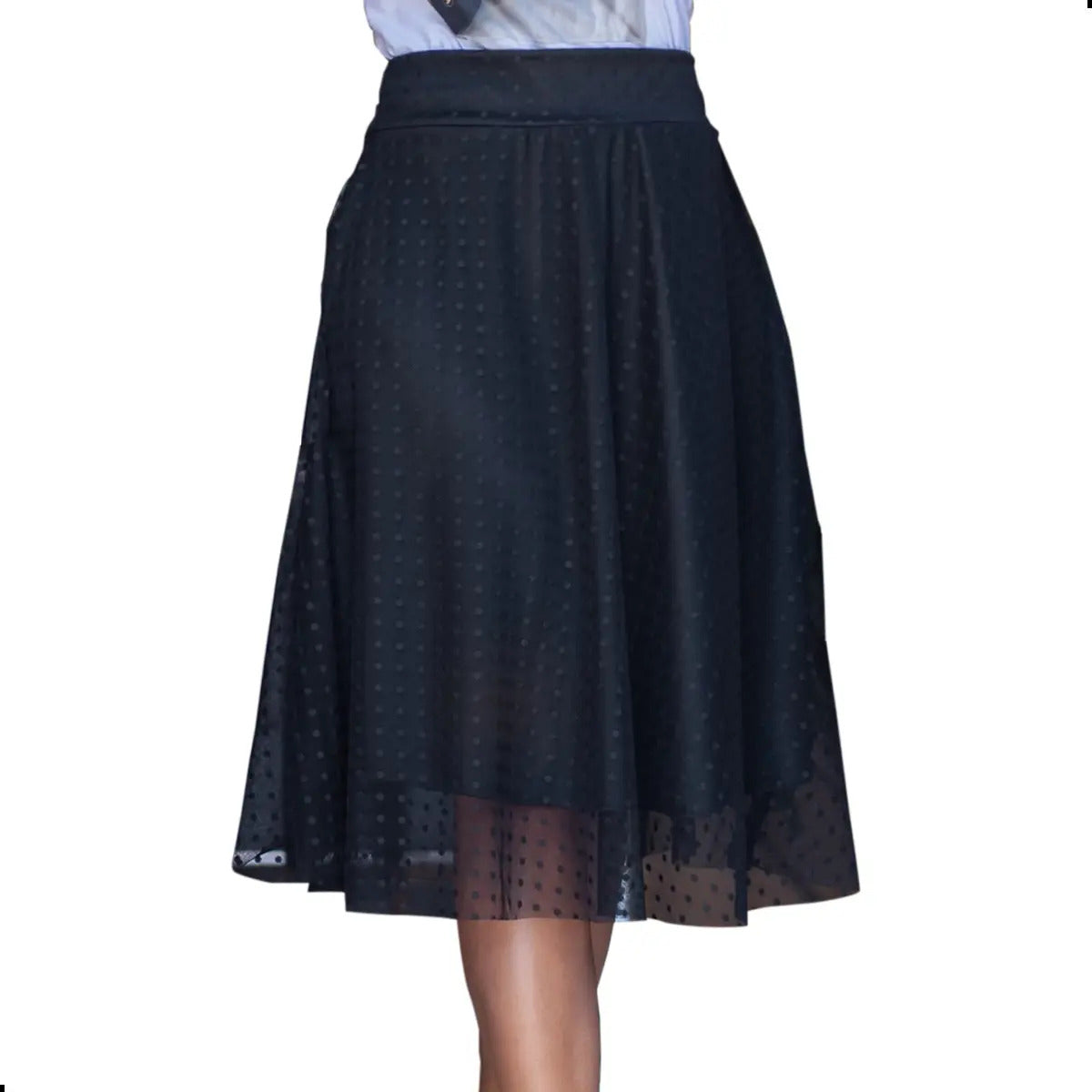 Saia Feminina Midi Godê De Tule Moda Evangélica Plus Size