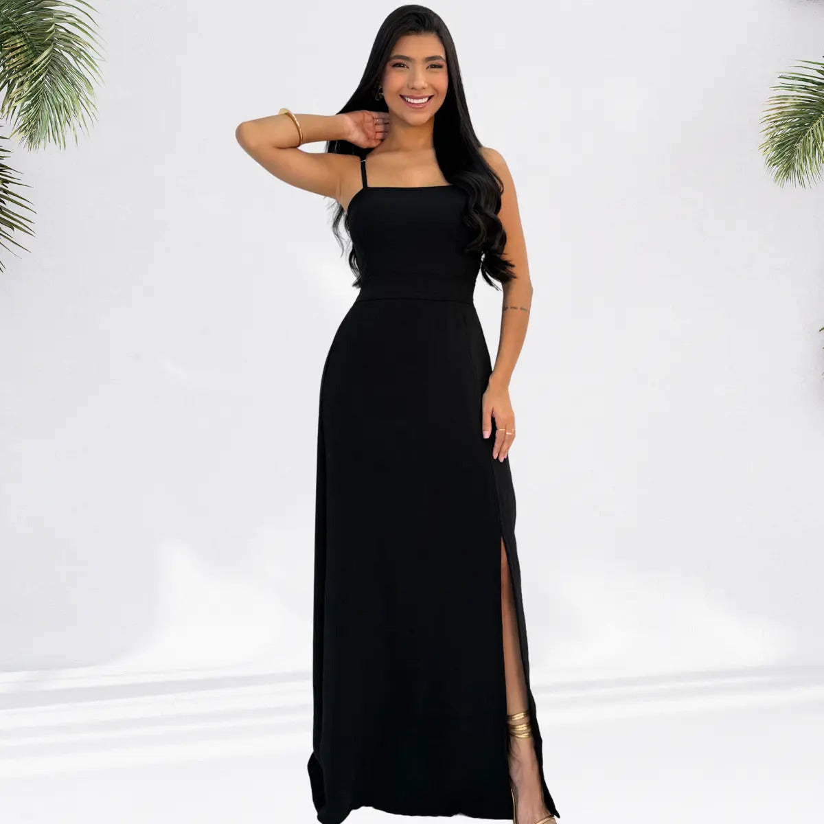 Vestido Longo Social para Madrinha Elegante Casamento
