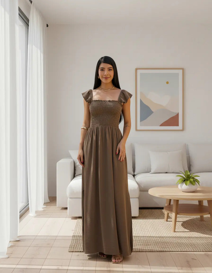 Loose-fitting Casual Long Dress Strappy Summer Party Evangelical