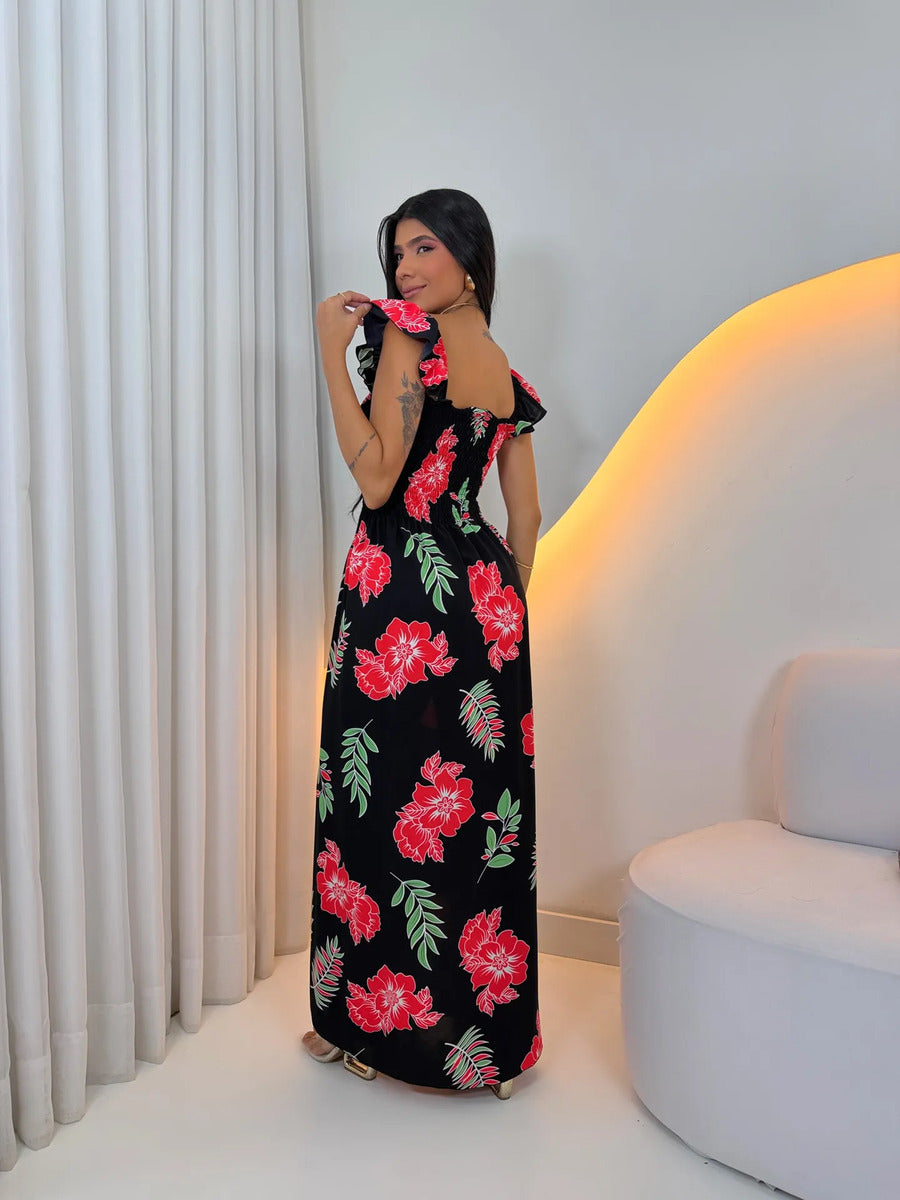 Loose-fitting Casual Long Dress Strappy Summer Party Evangelical