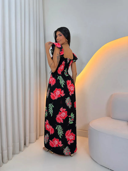 Loose-fitting Casual Long Dress Strappy Summer Party Evangelical