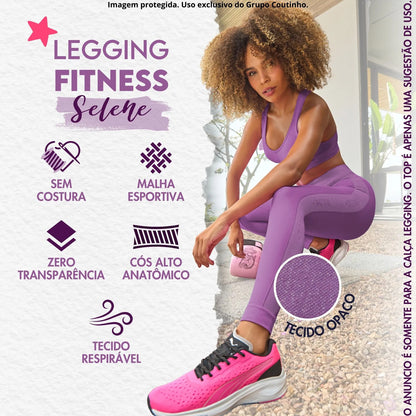 Calça Legging Fitness Academia Selene Levanta Bumbum