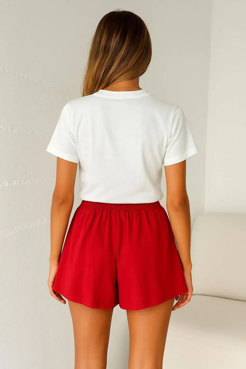 Shorts Godê Feminino Cintura Alta Em Viscolycra Soltinho