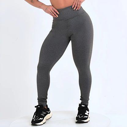 Calça Legging Leg Zero Transparência Cintura Alta Academia