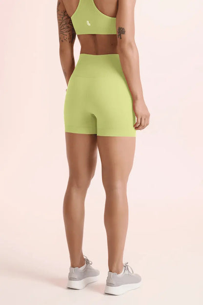 Short Feminino Lupo Modela Bumbum Sport Cós Alto Anatomico
