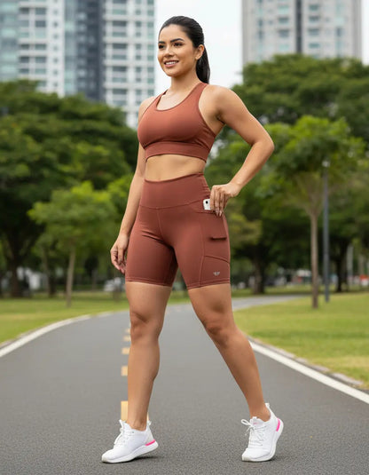 Short C/ Bolso Para Corrida Suplex