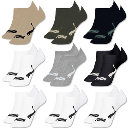 Kit 9 Pares Meias Invisível Puma Sapatilha Soquete Original