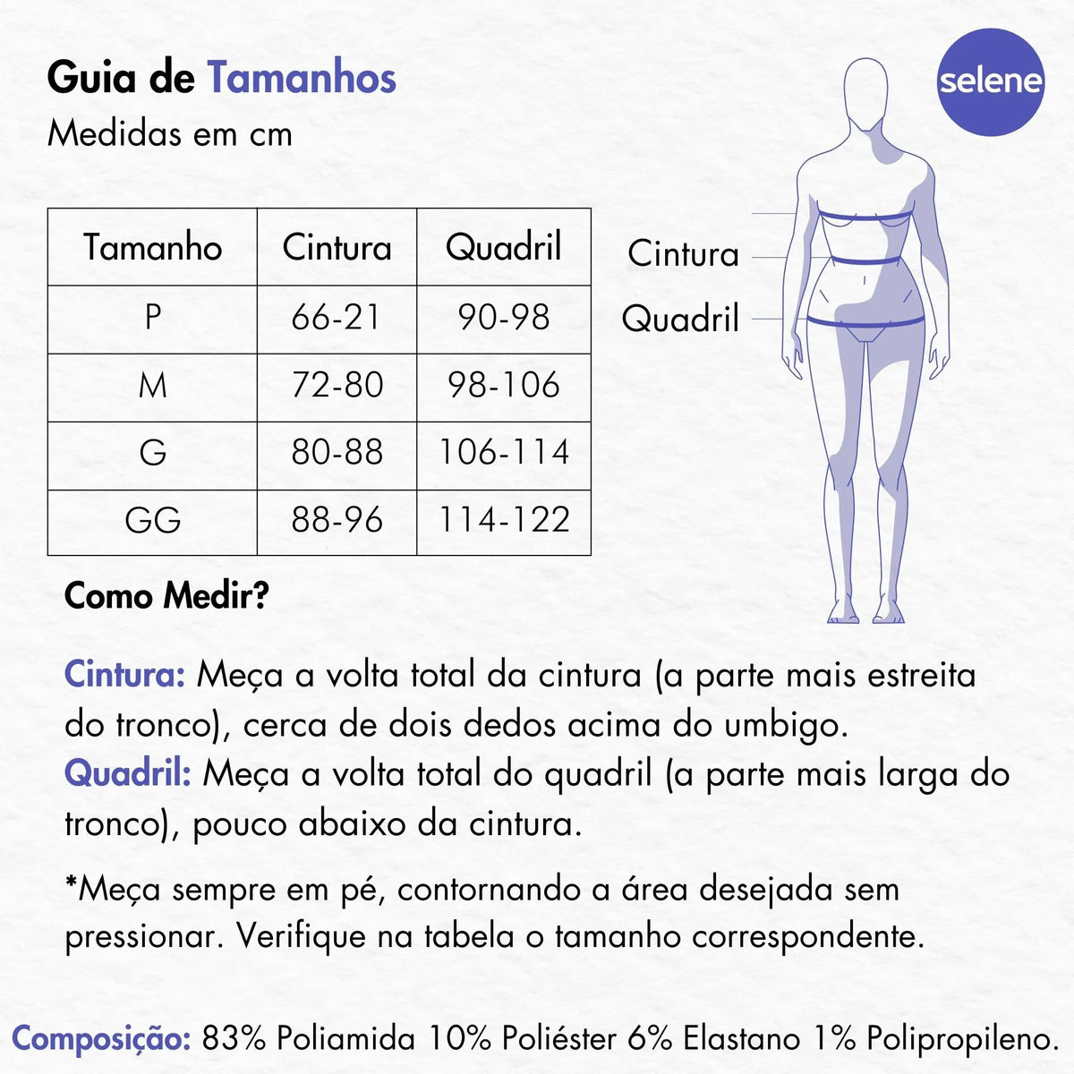 Calça Legging Fitness Academia Selene Levanta Bumbum