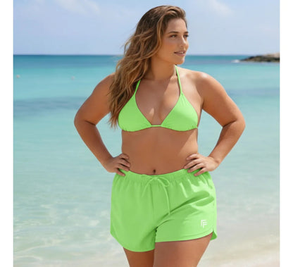 Shorts Plus Size Kit 3 Unid Moda Praia Feminino Do G1 Ao G4