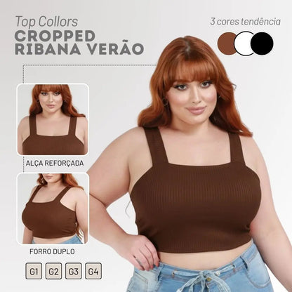 Top Plus Size Alça Larga Reforçado Feminino Modelador G4