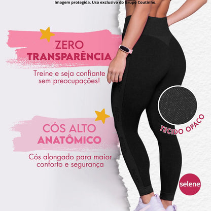 Calça Legging Fitness Academia Selene Levanta Bumbum