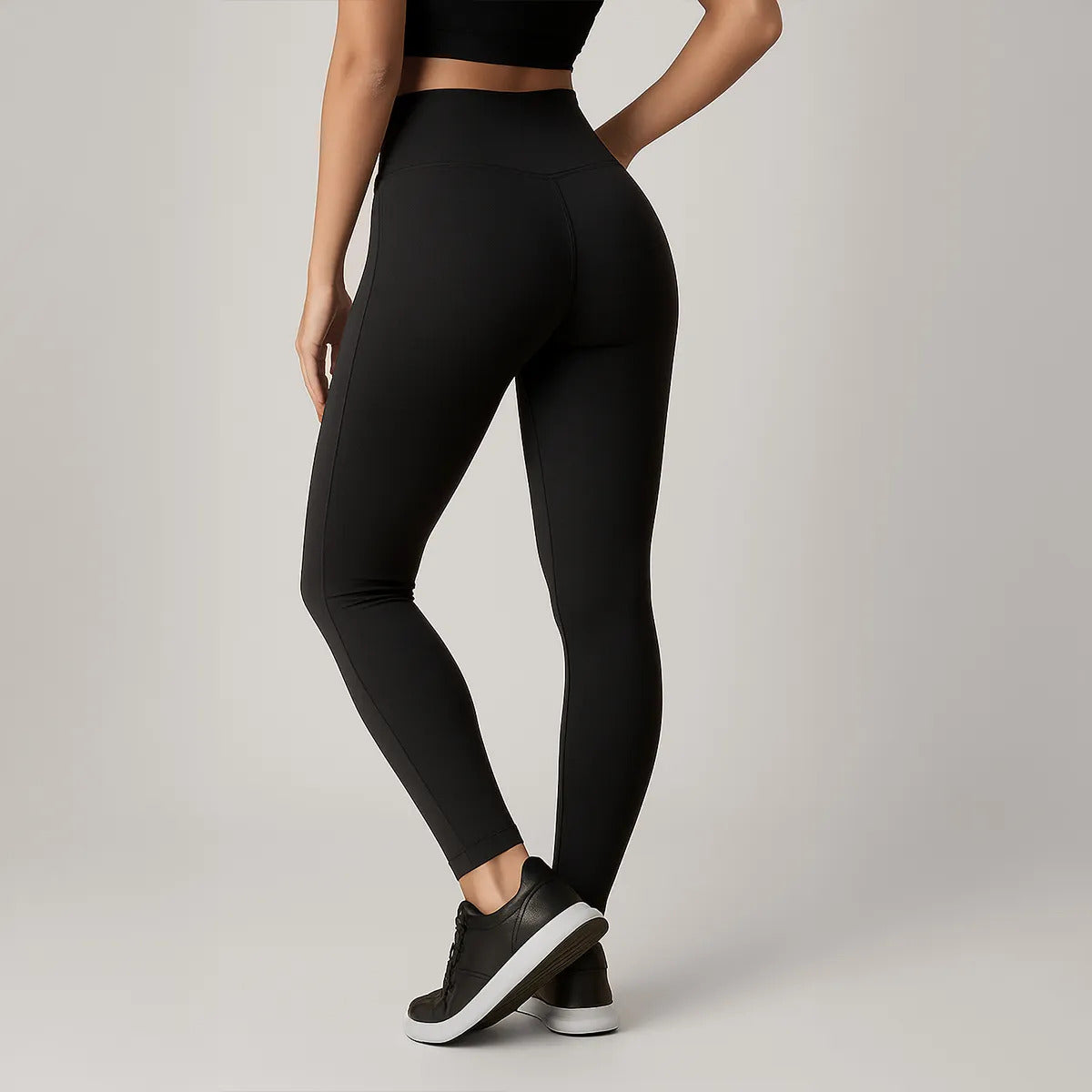 Kit 2 Calças Legging Feminina Grossa Cintura Alta Com Bolso