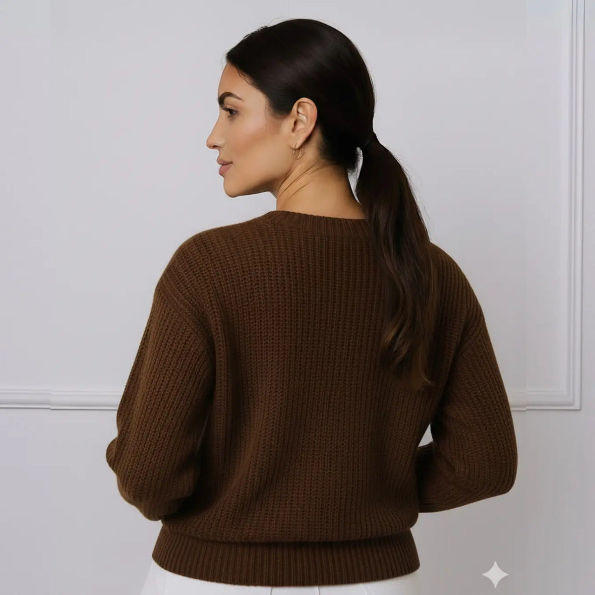Suéter Blusa Manga Longa Max Cropped Frio Pullover Lã Trico