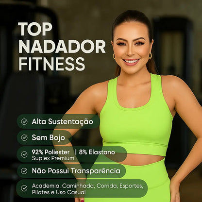 Kit 5 Top Feminino Plus Size Academia Fitness Treino Suplex