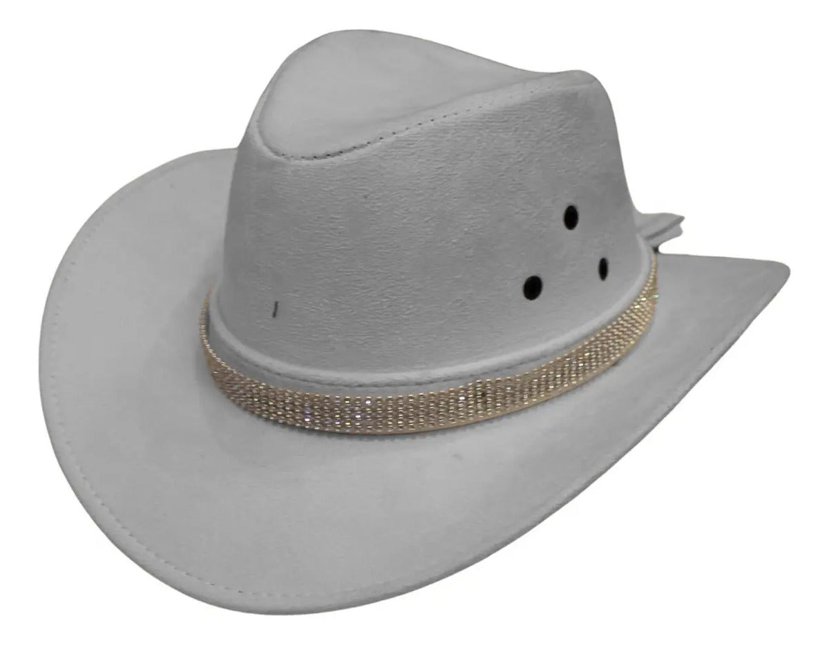 Chapéu Modelo Ana Castela Com Strass Versão Texas Cores Top