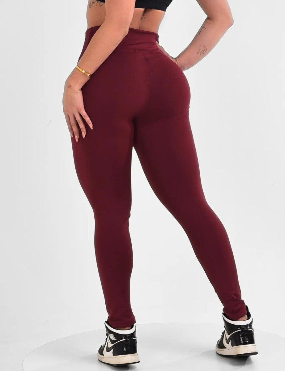 Calça Legging Leg Zero Transparência Cintura Alta Academia
