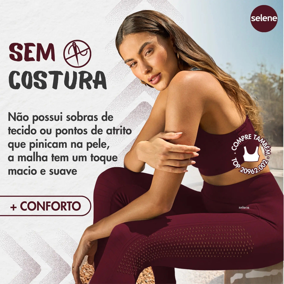 Legging Fitness de Treino Zero Transparência Selene