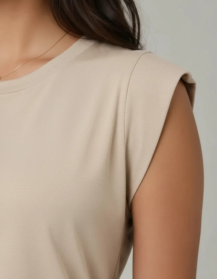 Blusa Feminina Muscle Tee Viscolycra Clássica Casual Chic