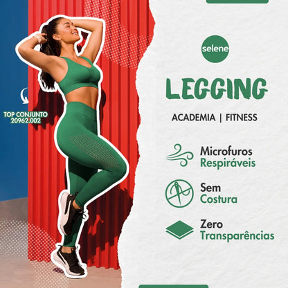 Legging Fitness de Treino Zero Transparência Selene