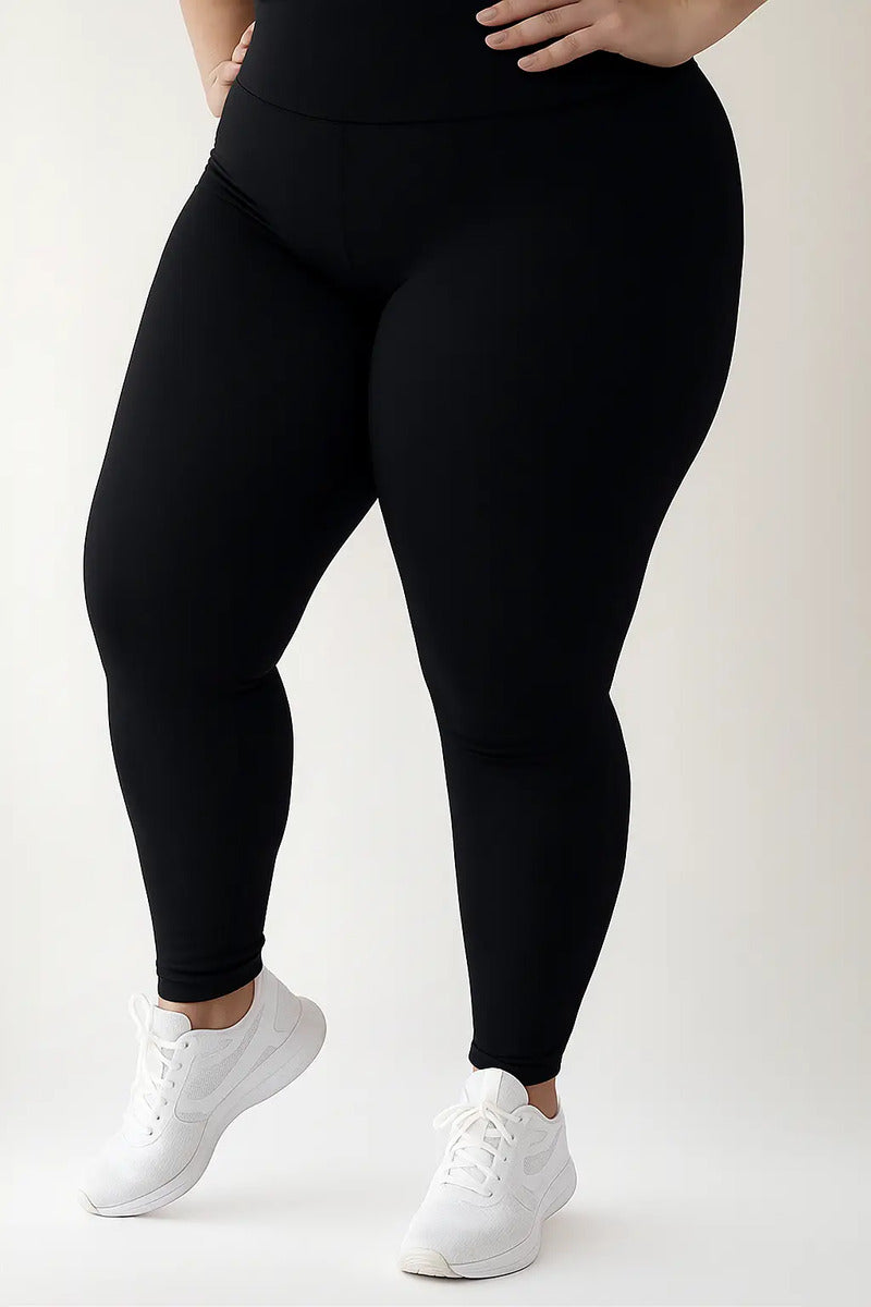 Kit 2 Calça Legging Térmica Suplex Inverno Plus Size Forrada