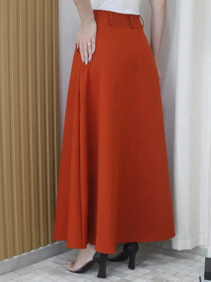 Saia Longa Social Alfaiataria Moda Feminina Evangelica Prime